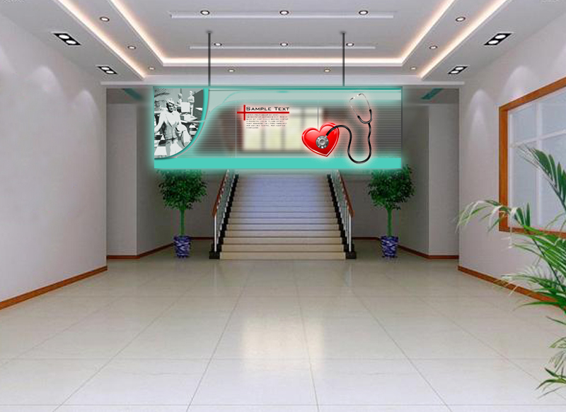 吊掛屏-掛壁式無框透明led顯示屏安裝方案!