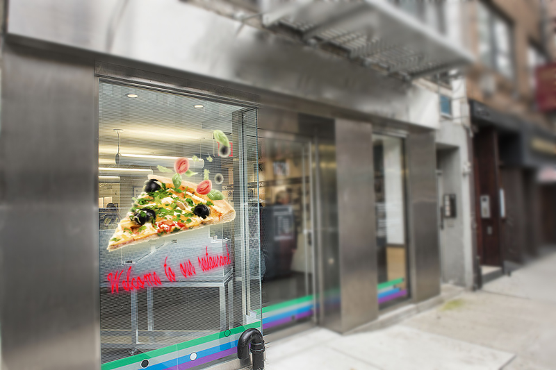 櫥窗屏系列-透明屏櫥窗安裝解決方案!