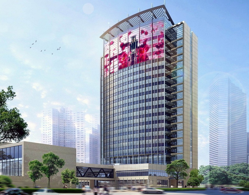 戶外幕墻無框透明led顯示屏安裝解決方案!