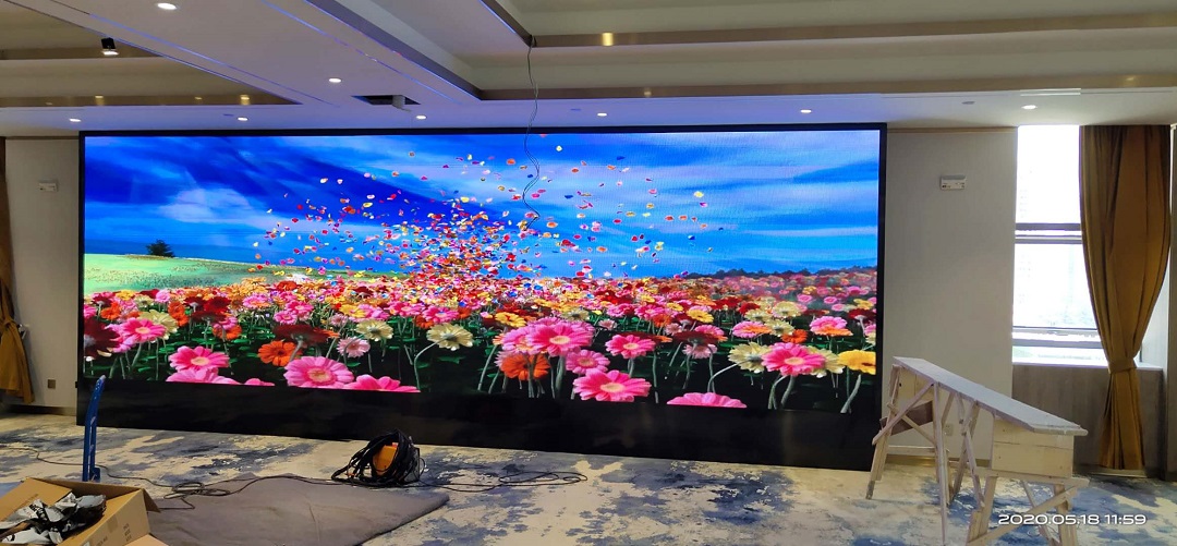 維也納酒店蘇州店3840刷新P3室內(nèi)全彩完美點(diǎn)亮!